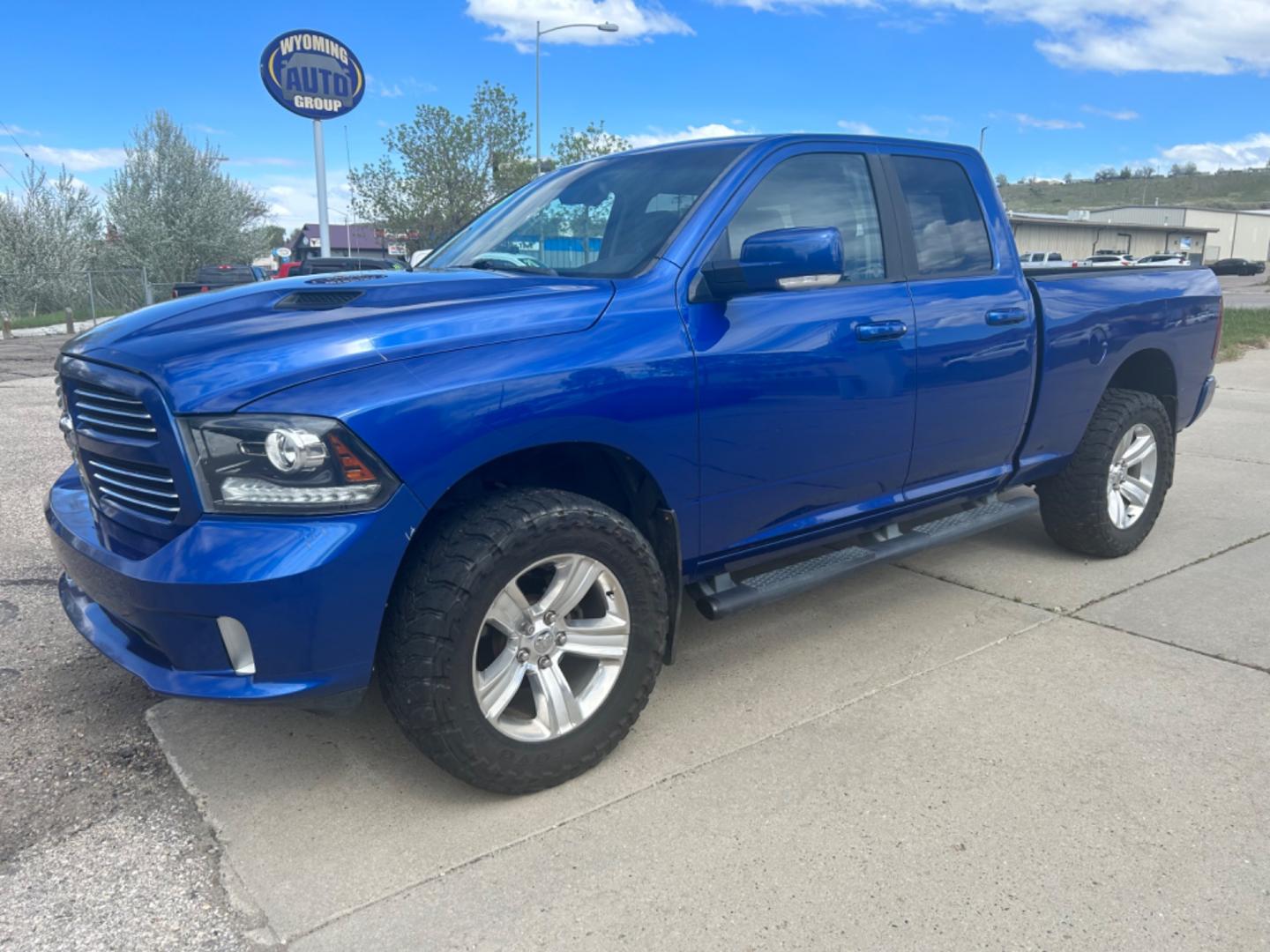 2016 BLUE /BLACK RAM 1500 SPORT (1C6RR7HT3GS) with an 5.7L engine, Automatic transmission, located at 3030 CY Ave, Casper, WY, 82604, (307) 265-3830, 42.827816, -106.357483 - Photo#1